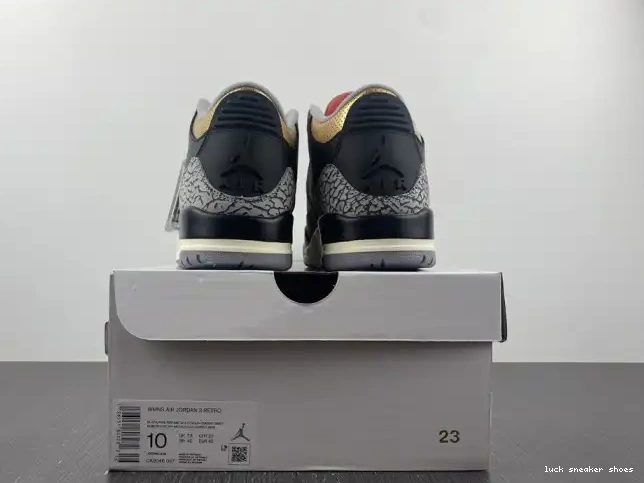 Reps LUCY WMNS Black Jordan CK9246-067 Gold 3 Air 0501